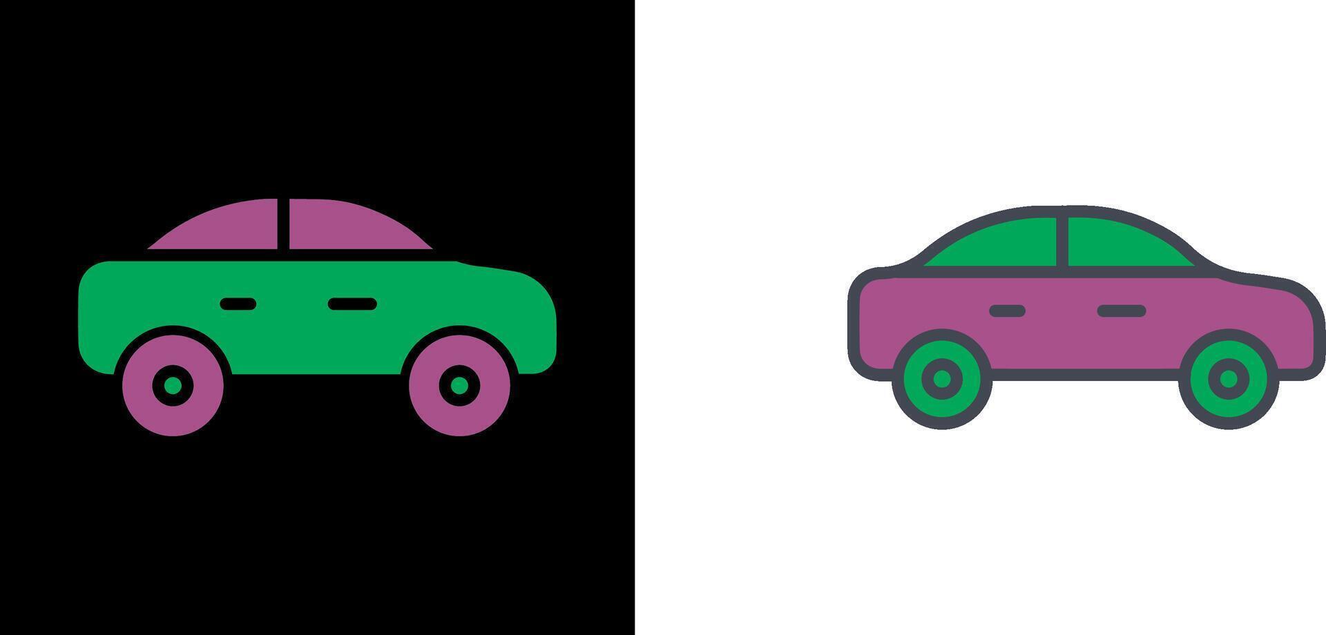 conception d'icône de voiture vecteur