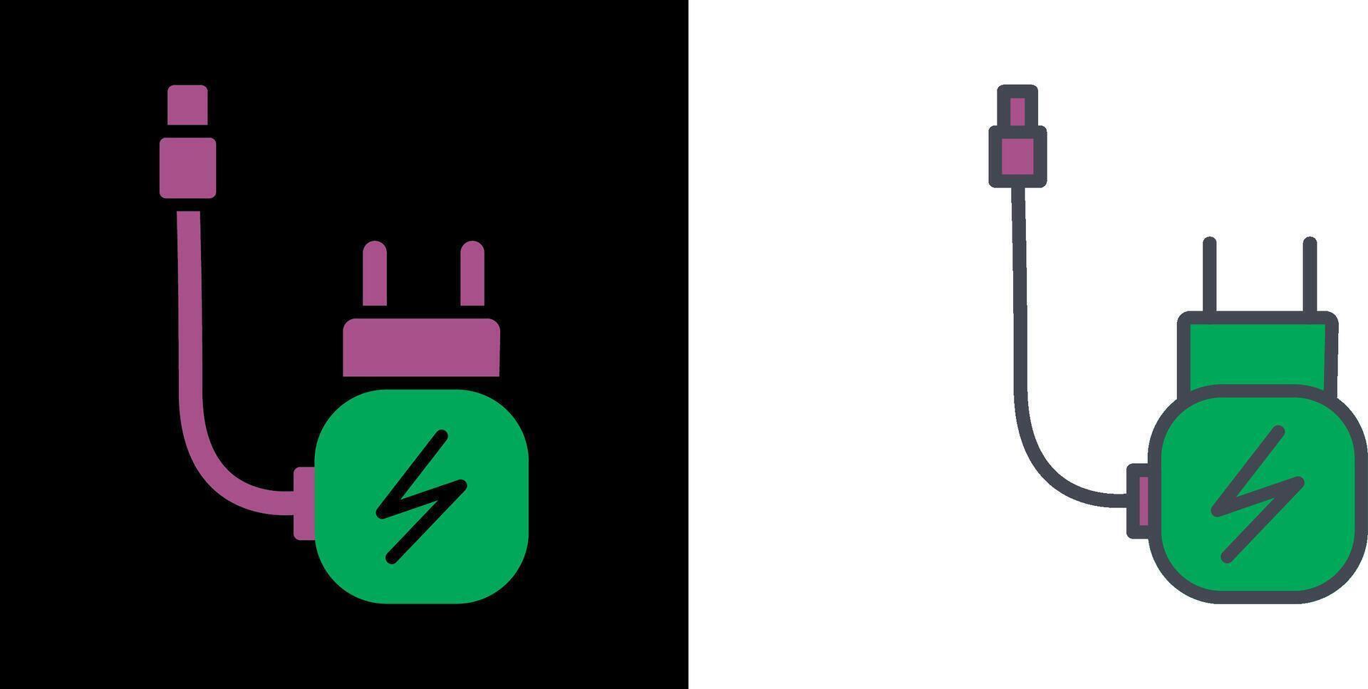 conception d'icône de chargeur vecteur