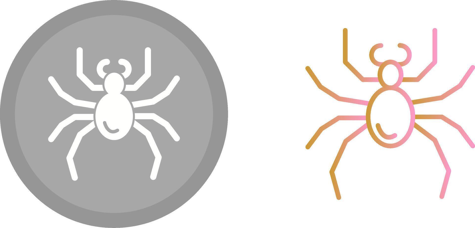 conception d'icône d'araignée vecteur