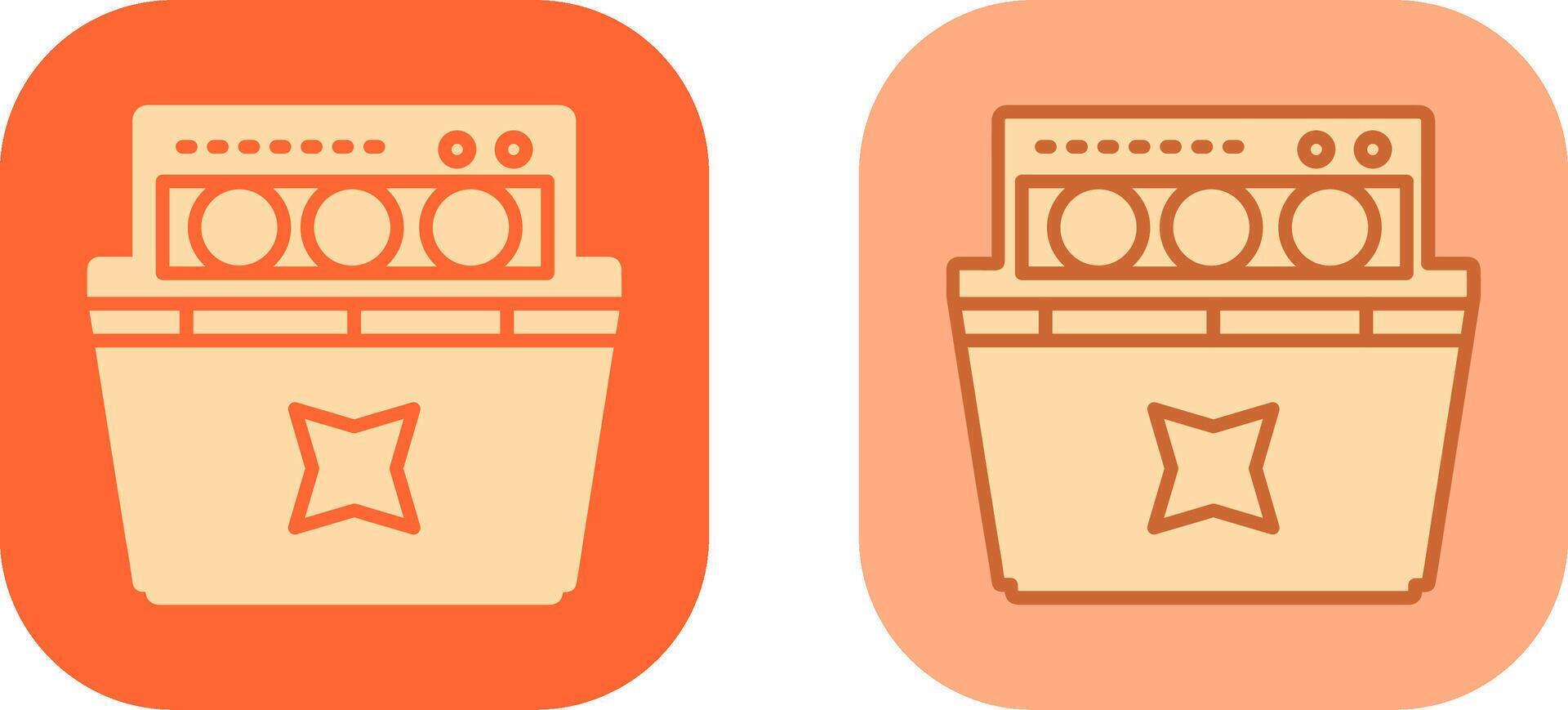 Lave-vaisselle icône conception vecteur