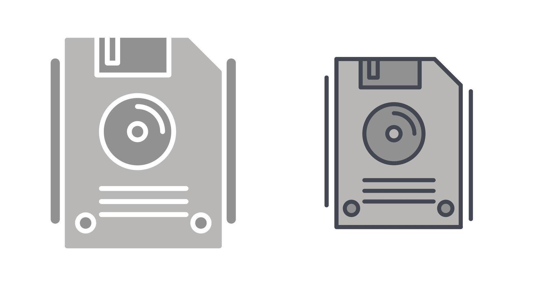 conception d'icône de disquette vecteur