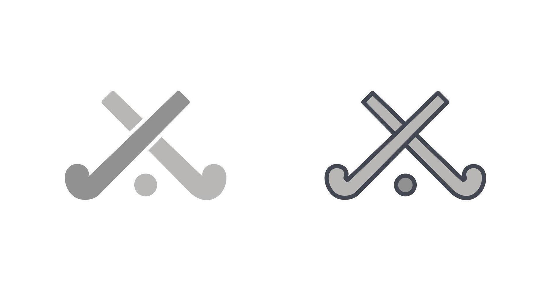 conception d'icône de hockey sur glace vecteur