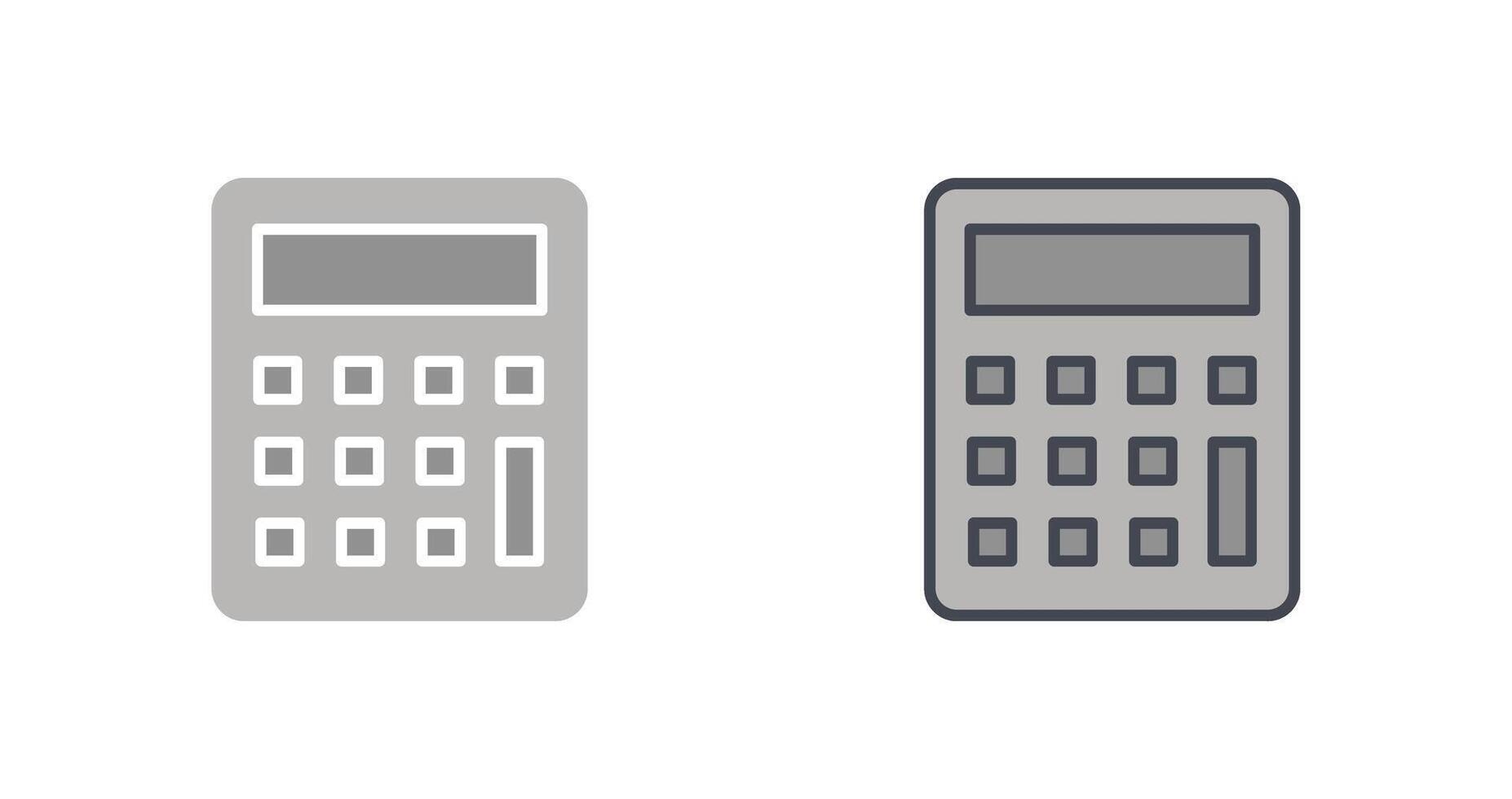 conception d & # 39; icône de calculatrice vecteur