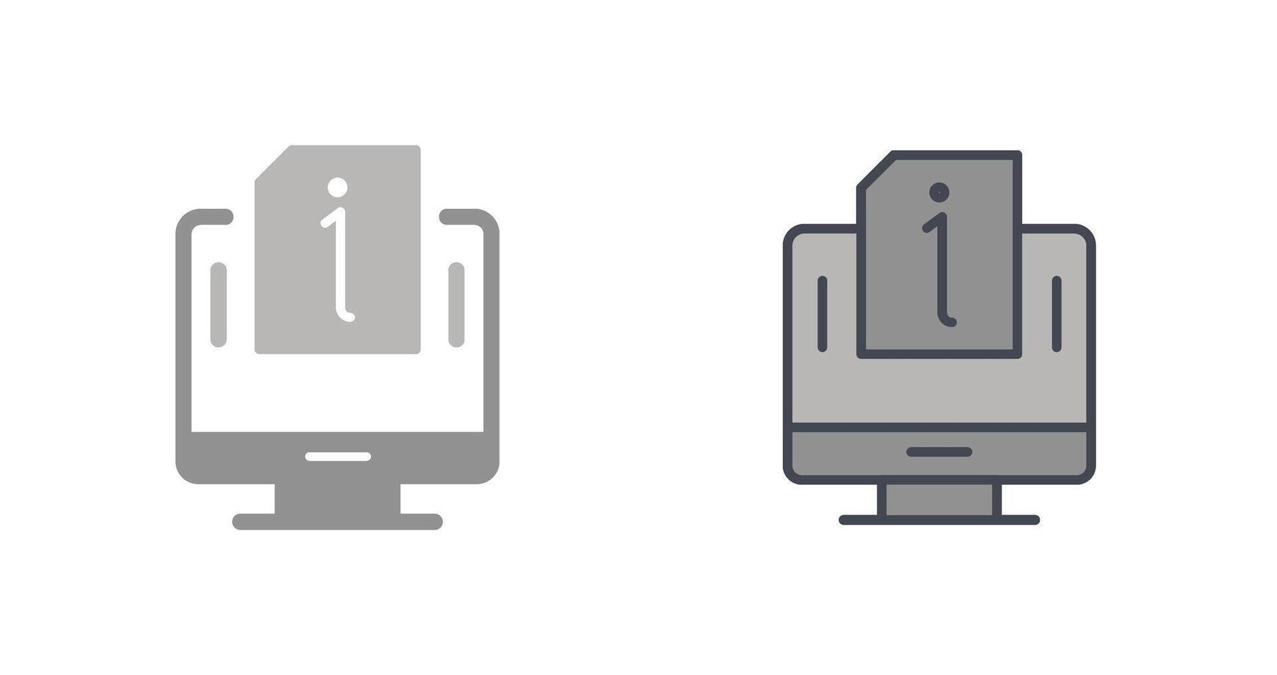 conception d'icônes d'informations vecteur