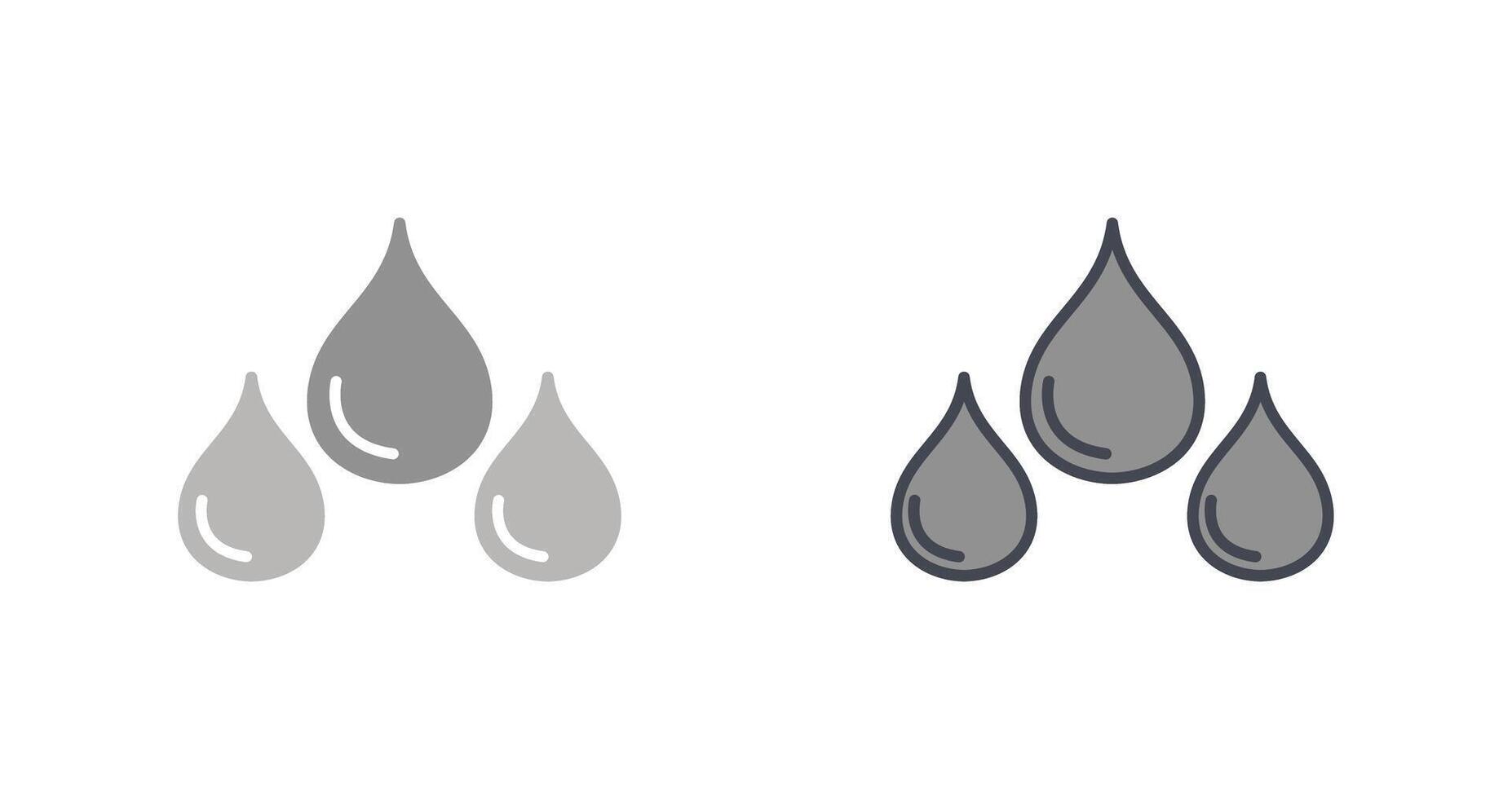conception d'icône d'eau vecteur