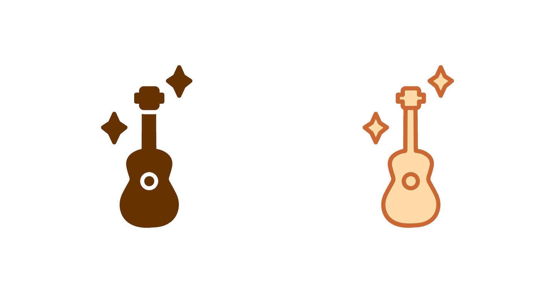 conception d'icône de guitare vecteur