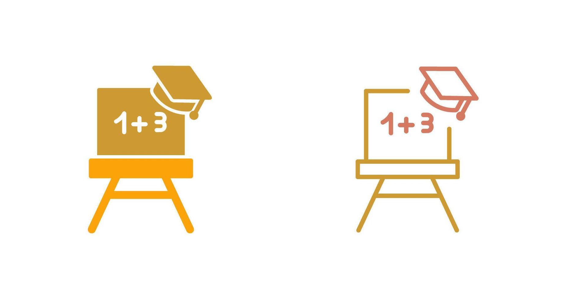 mathématiques icône conception vecteur