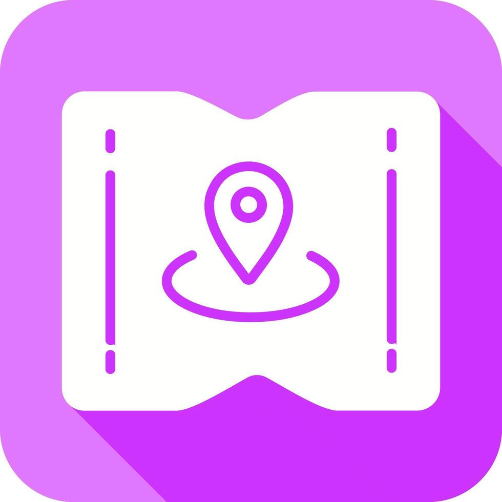 conception d'icônes de carte et de localisation vecteur