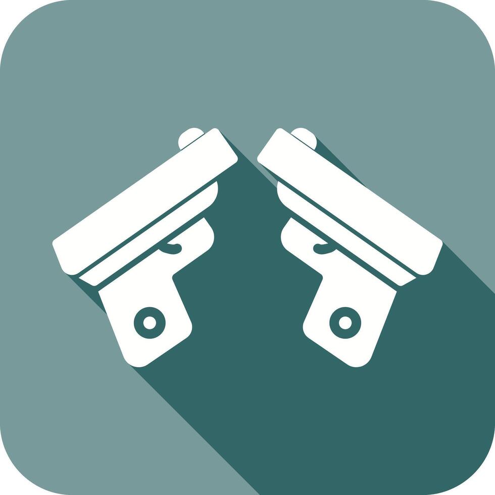 icône de deux armes à feu vecteur