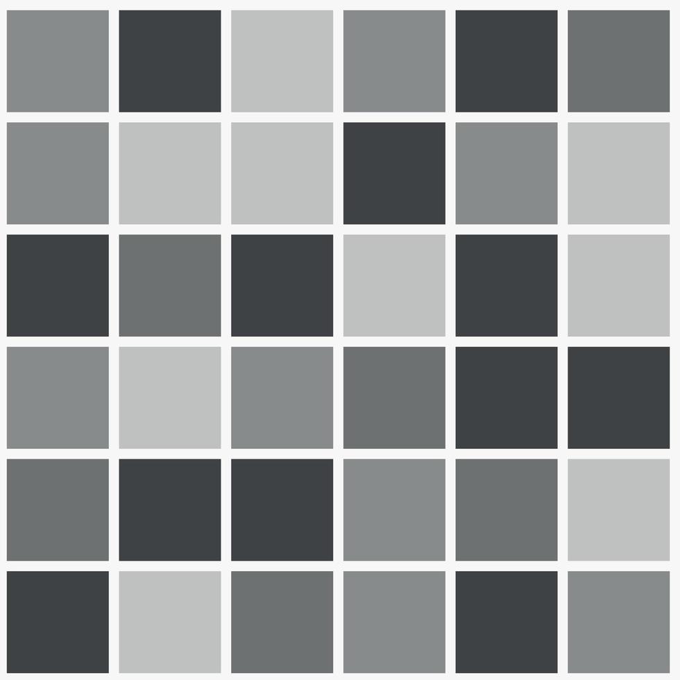 motif carré gris blanc abstrait sans couture minimaliste prêt pour votre impression intérieure vecteur