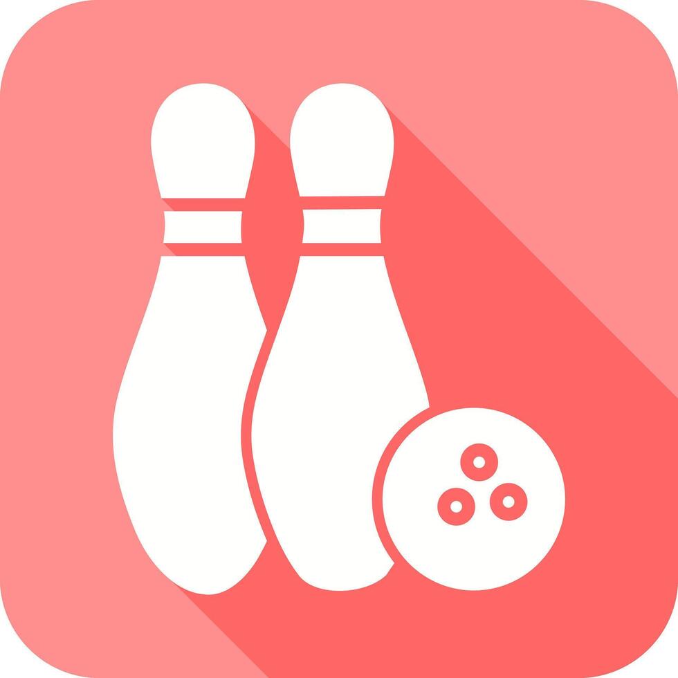 conception d'icône de bowling vecteur