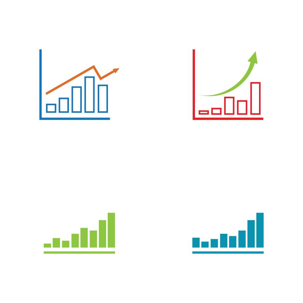 modèle de conception graphique icône illustration vectorielle en croissance vecteur