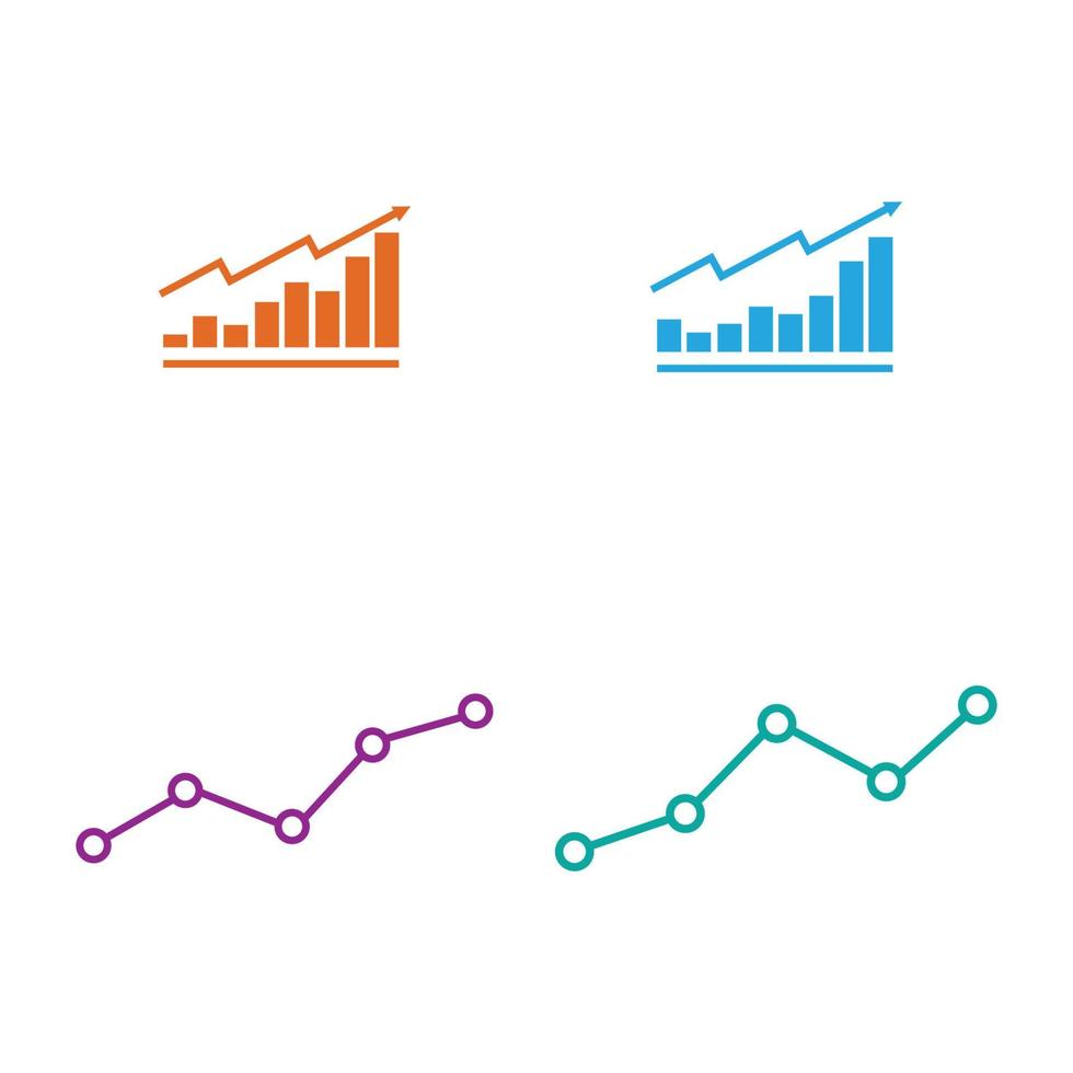 modèle de conception graphique icône illustration vectorielle en croissance vecteur