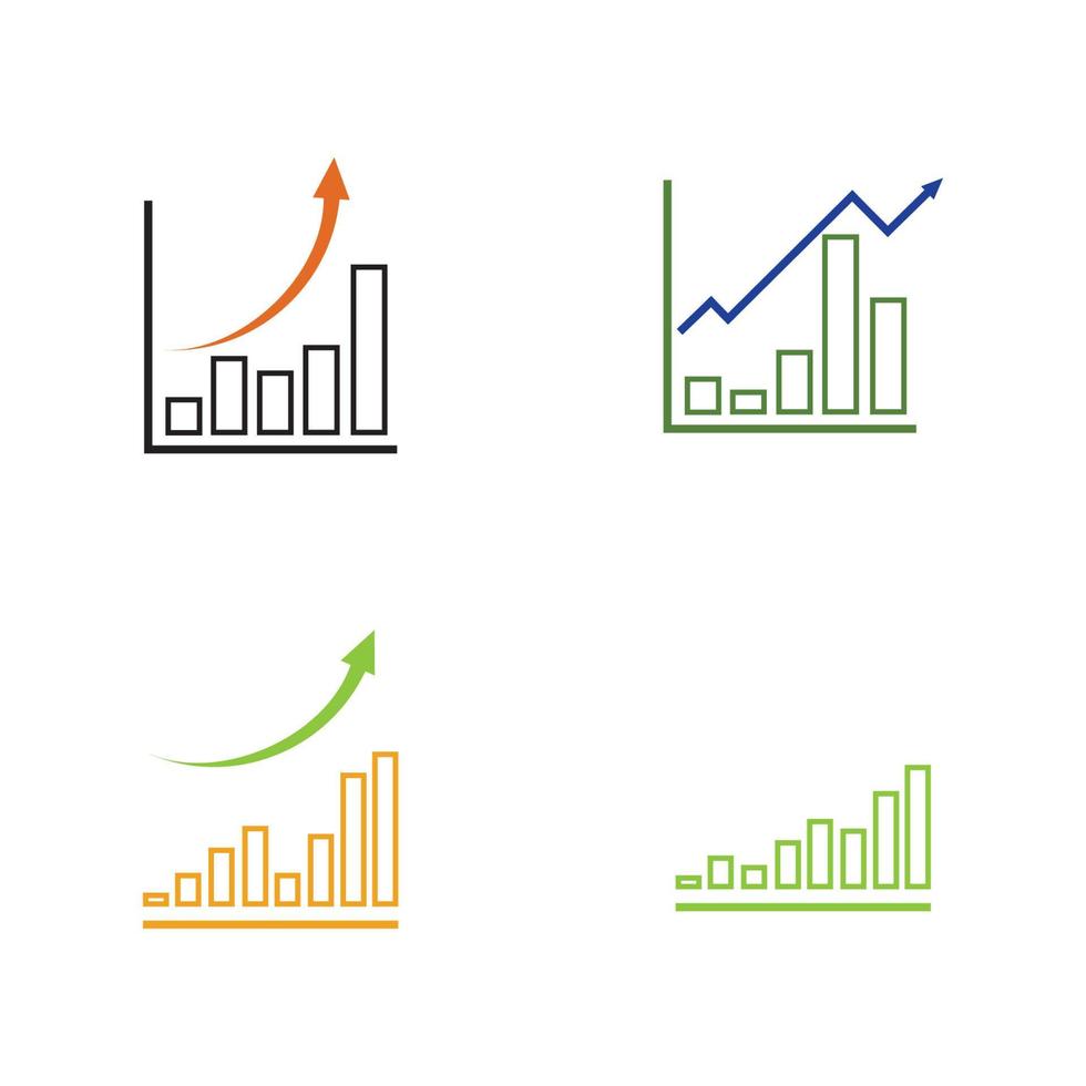 modèle de conception graphique icône illustration vectorielle en croissance vecteur