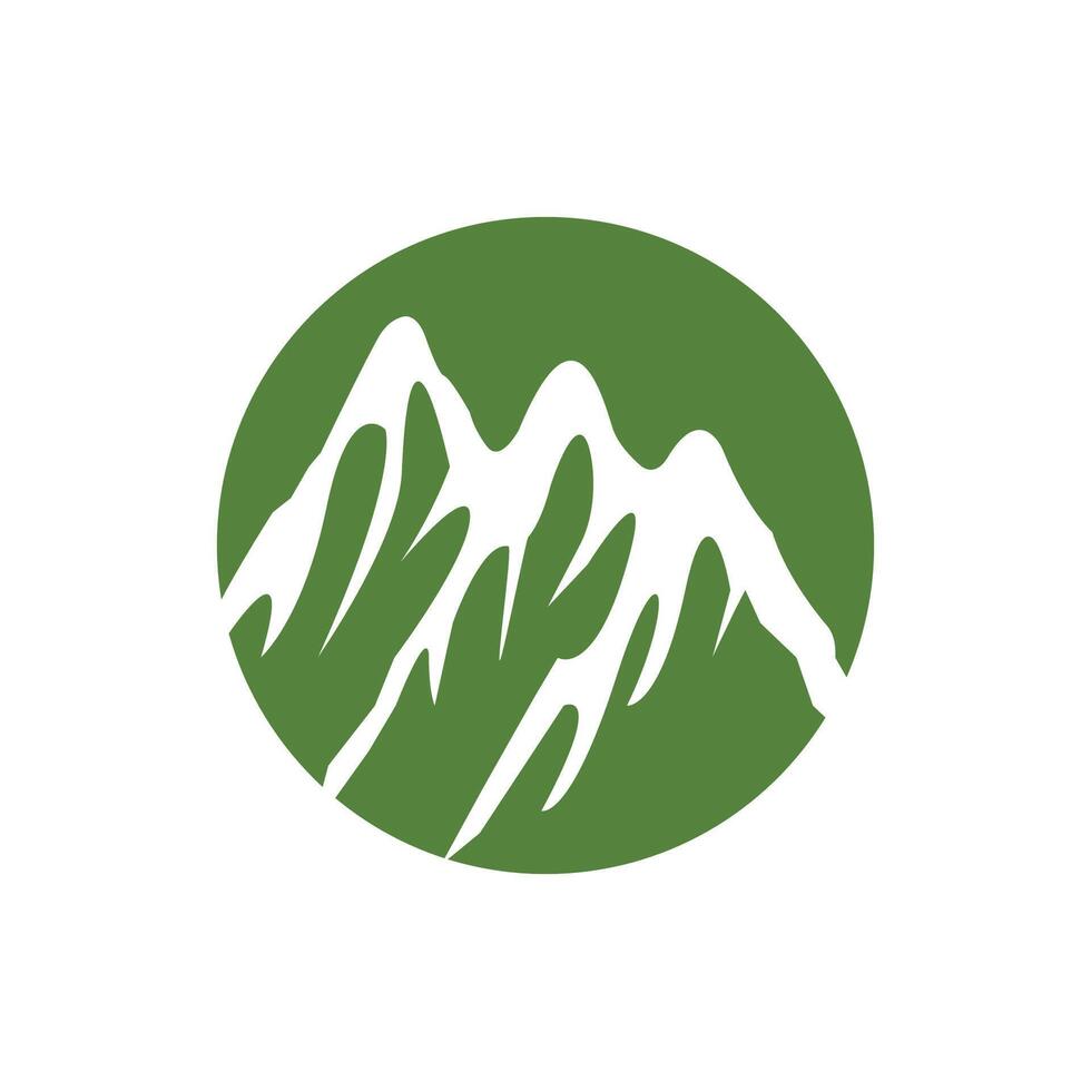 Montagne logo modèle symbole conception vecteur