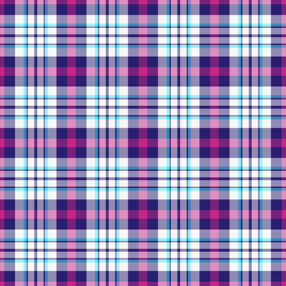 Contexte plaid de en tissu textile tartan avec une vérifier sans couture modèle texture. vecteur