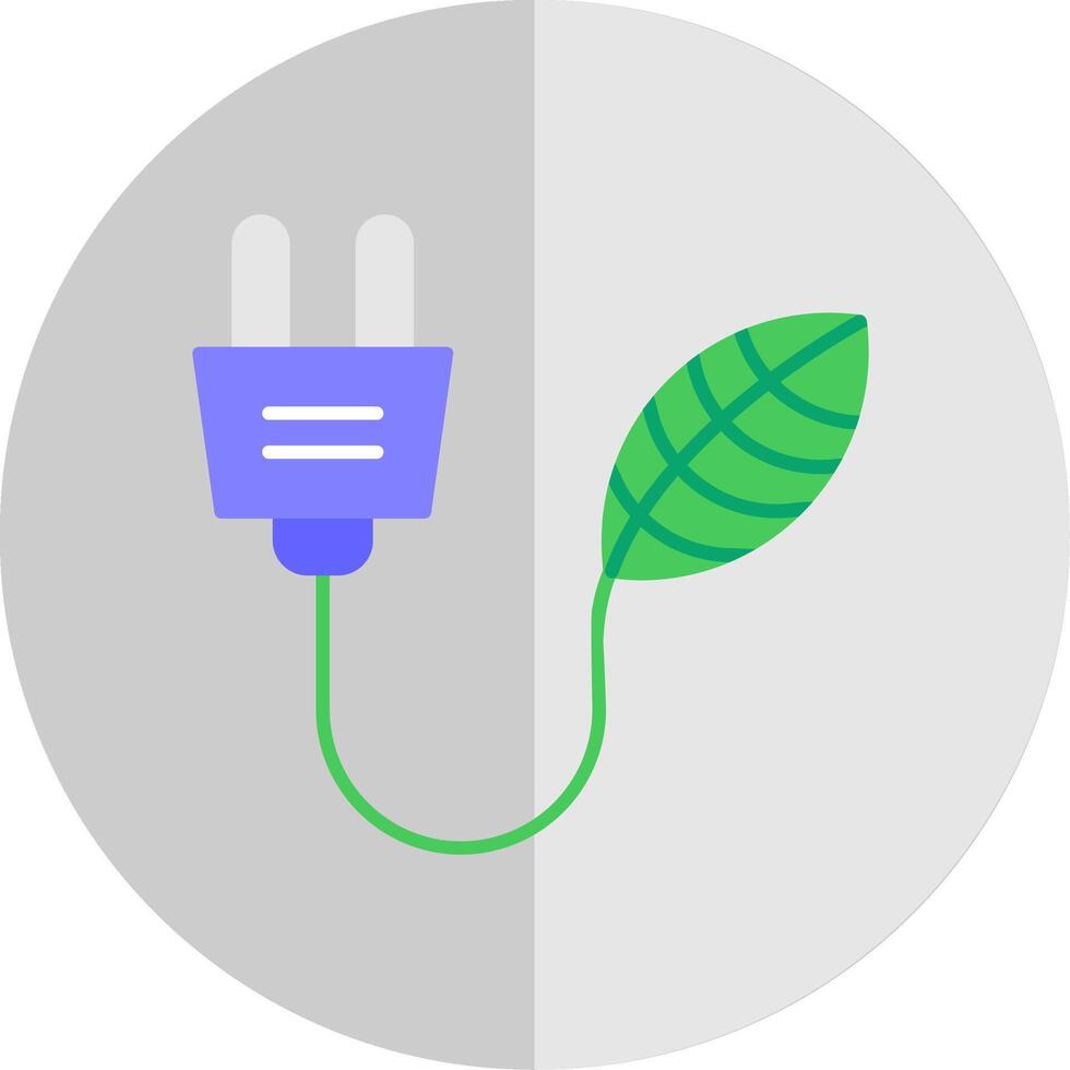 vert énergie plat échelle icône vecteur