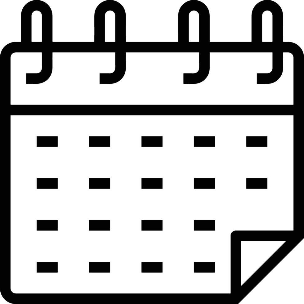 calendrier icône pour programme rappel symbole image sur le blanc Contexte vecteur