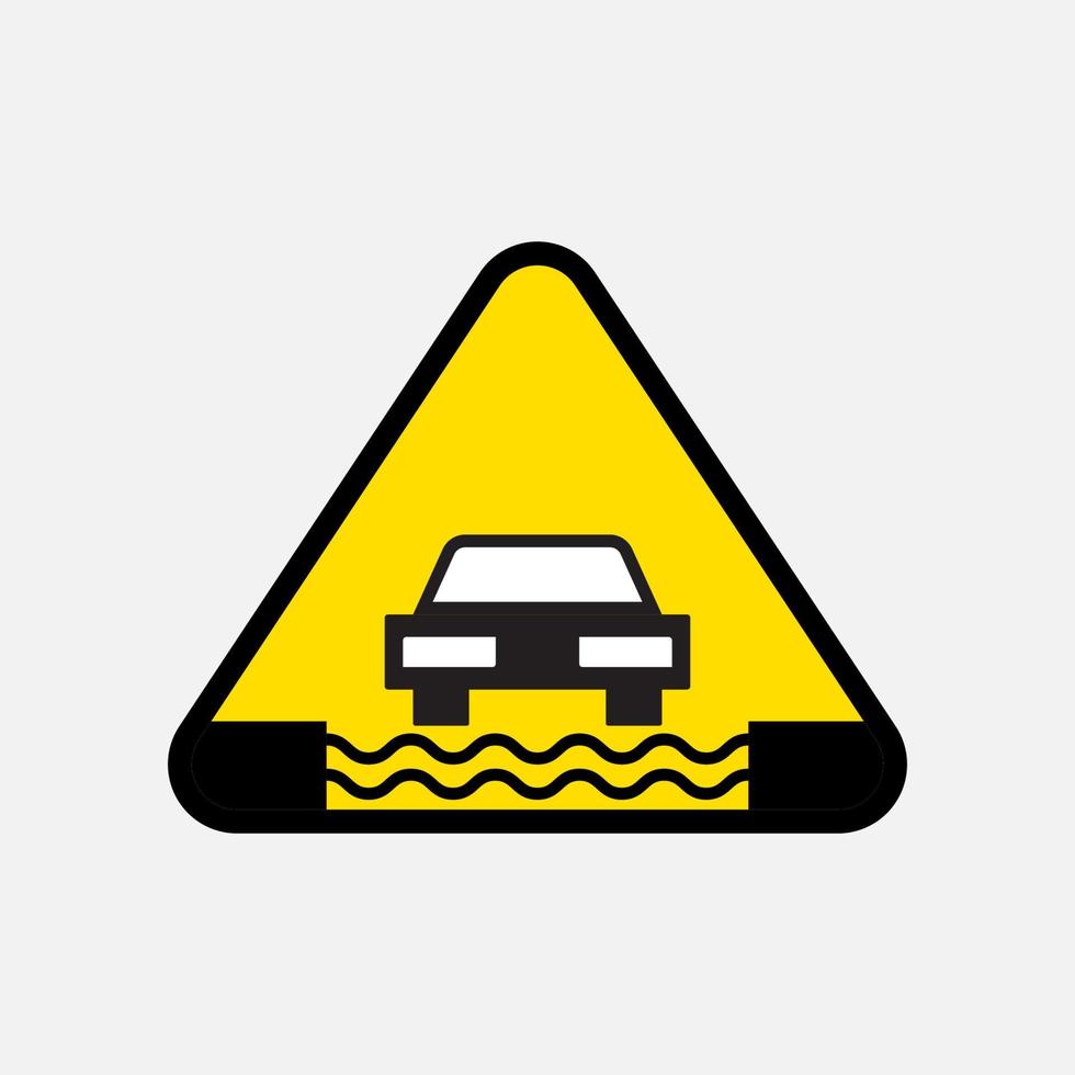 icône de voiture sur illustration originale de dessins jaunes vecteur