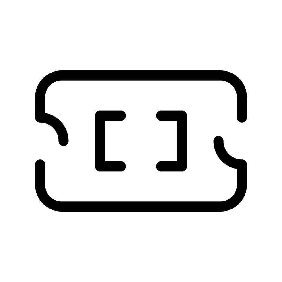 billet icône symbole conception illustration vecteur