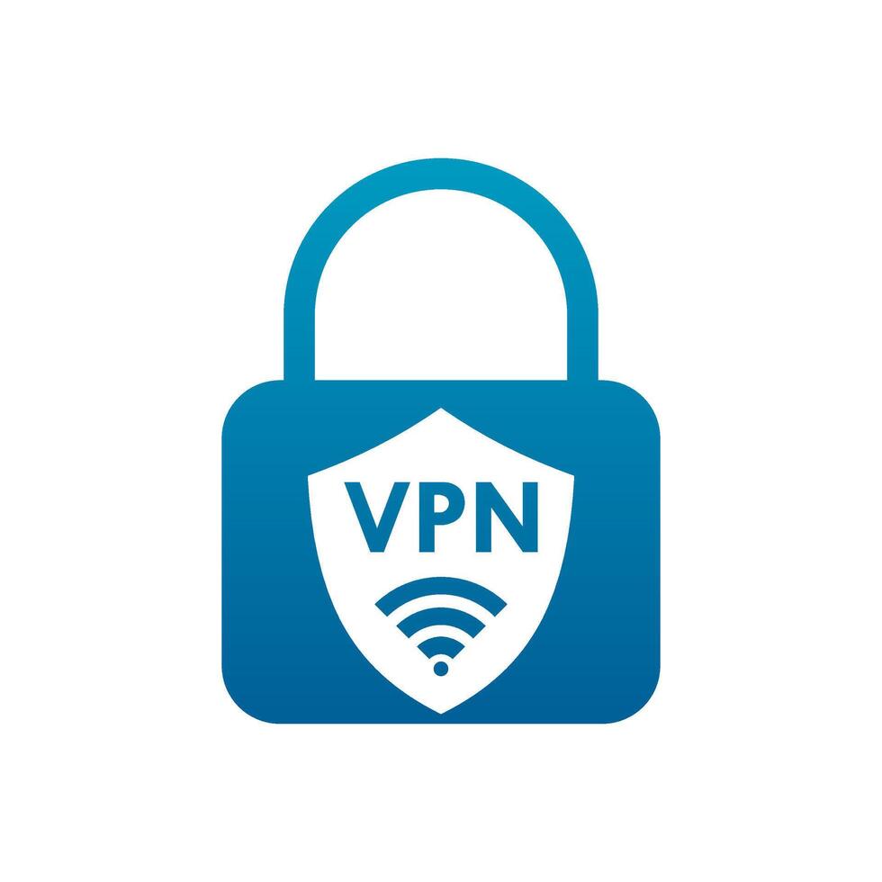 virtuel serveur vpn réseau conception modèle illustration vecteur