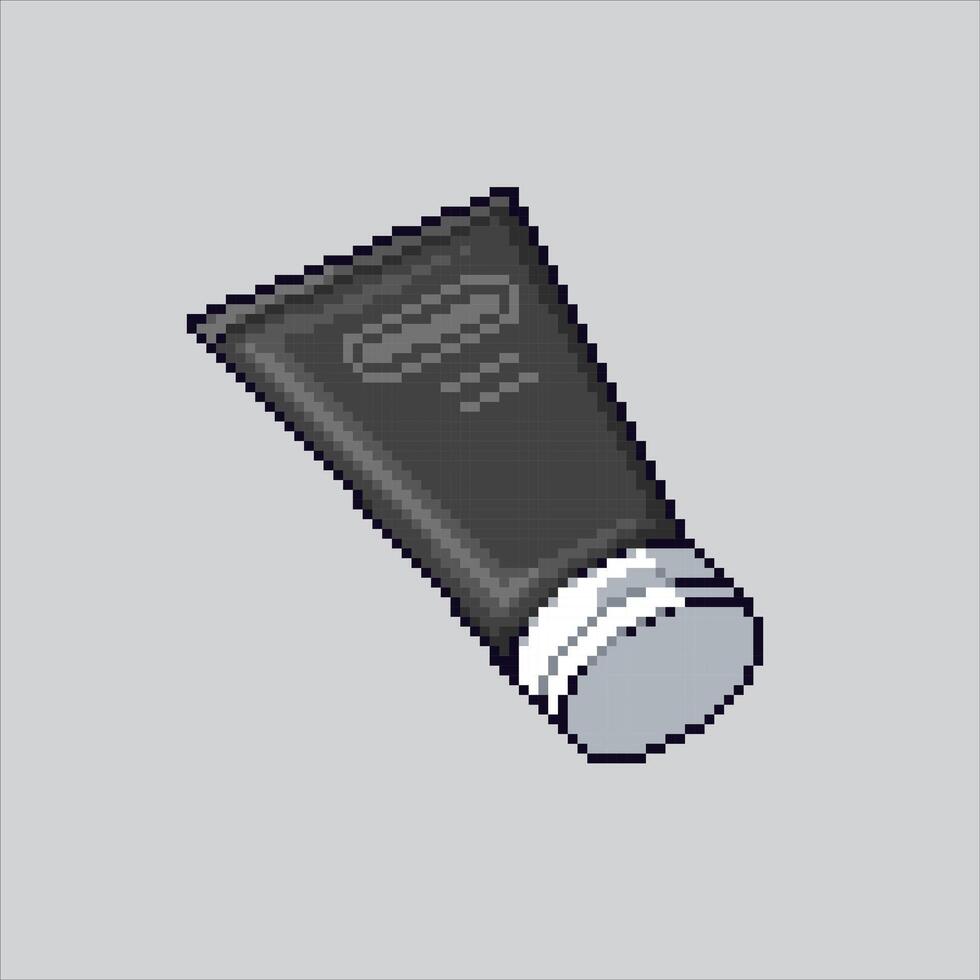 pixel art illustration visage laver bouteille. pixélisé tube visage laver. beauté tube visage laver bouteille pixélisé pour le pixel art Jeu et icône pour site Internet et jeu. vecteur