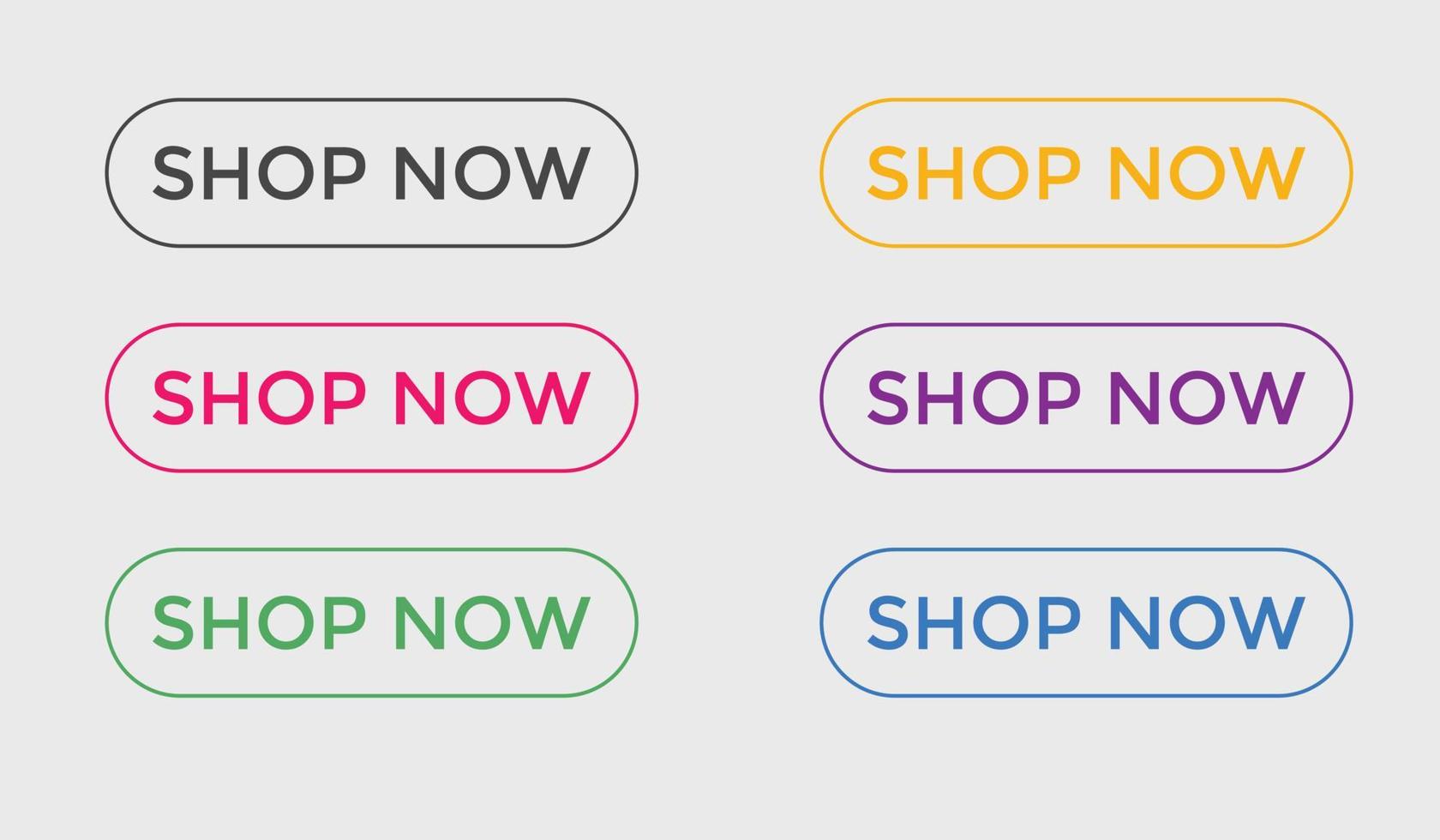 acheter maintenant texte boutons web icône étiquette bouton web de commerce électronique acheter ou acheter vecteur
