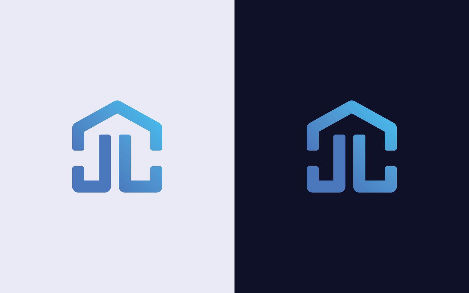 Créatif et minimal coloré Accueil logo modèle. moderne maison logo vecteur