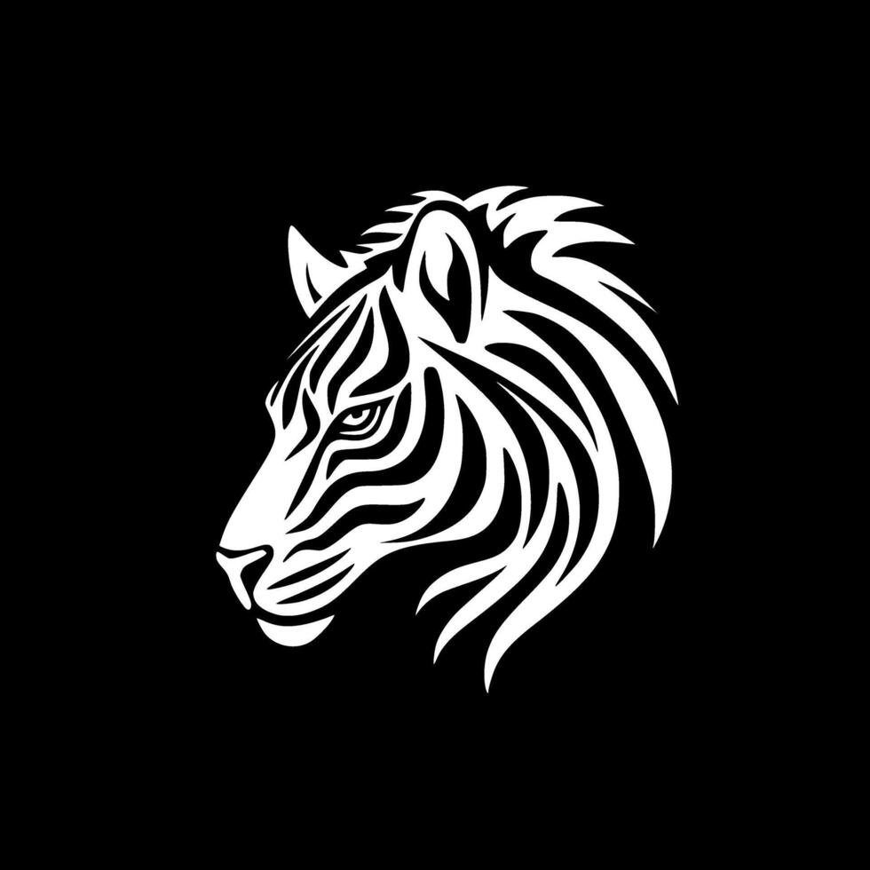 animal - minimaliste et plat logo - illustration vecteur
