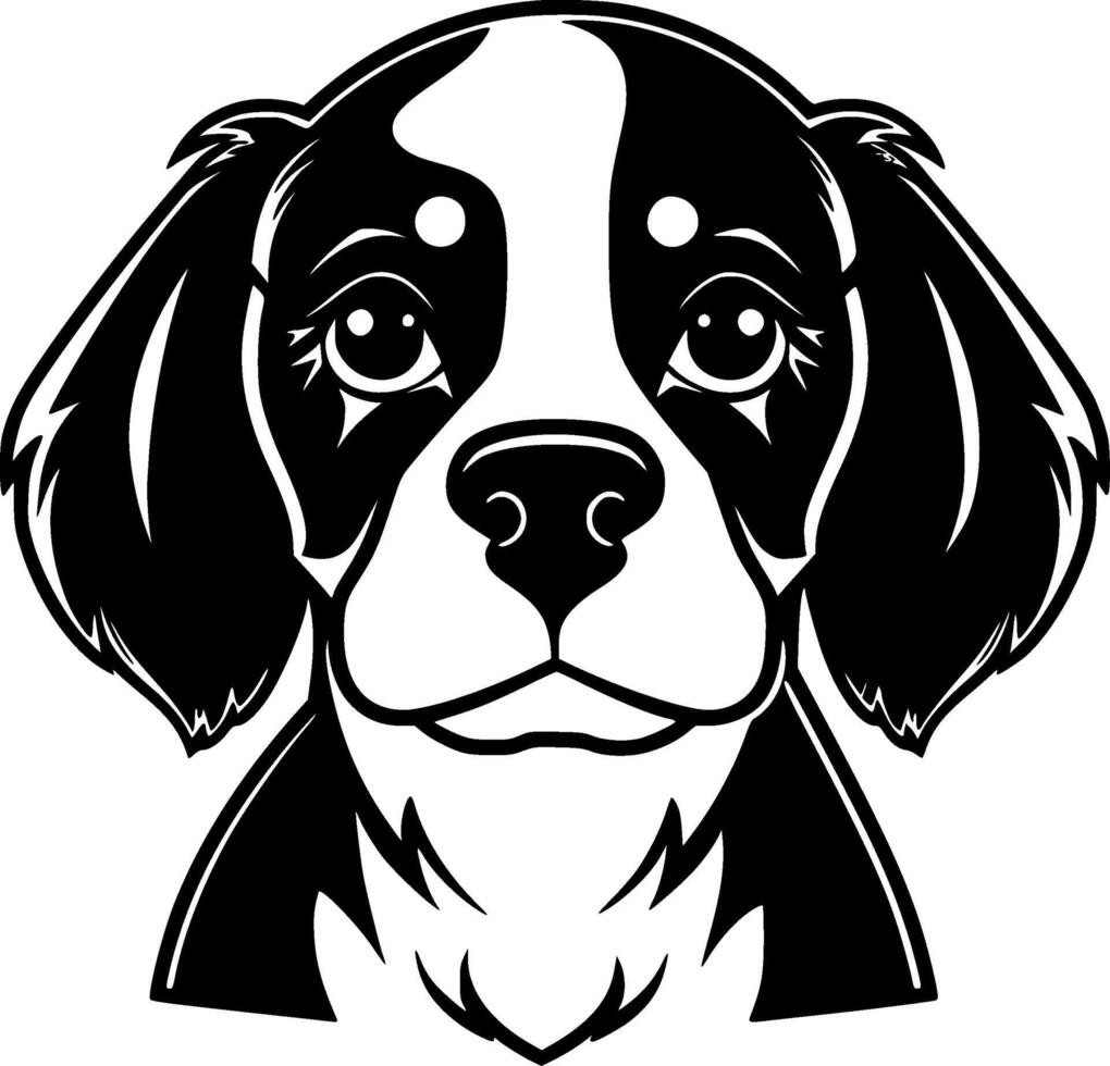 chiot - haute qualité logo - illustration idéal pour T-shirt graphique vecteur