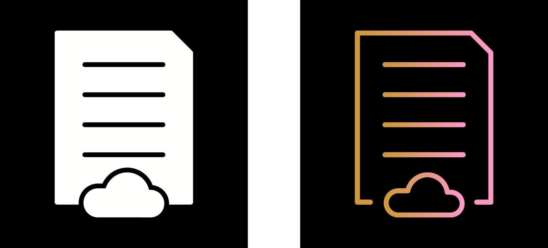 conception d'icône de fichier vecteur