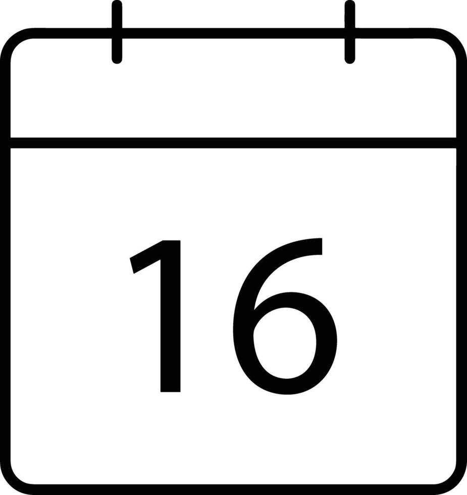 calendrier icône symbole image pour programme ou rendez-vous vecteur