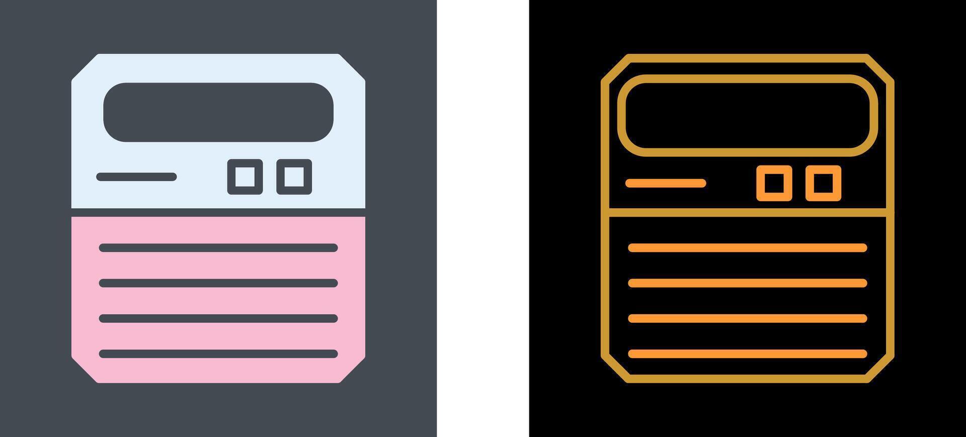 conception d & # 39; icône de calculatrice vecteur