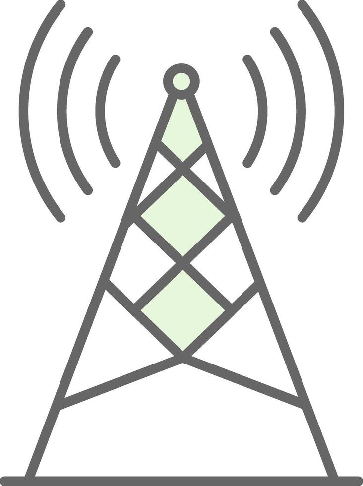 antenne fillay icône vecteur