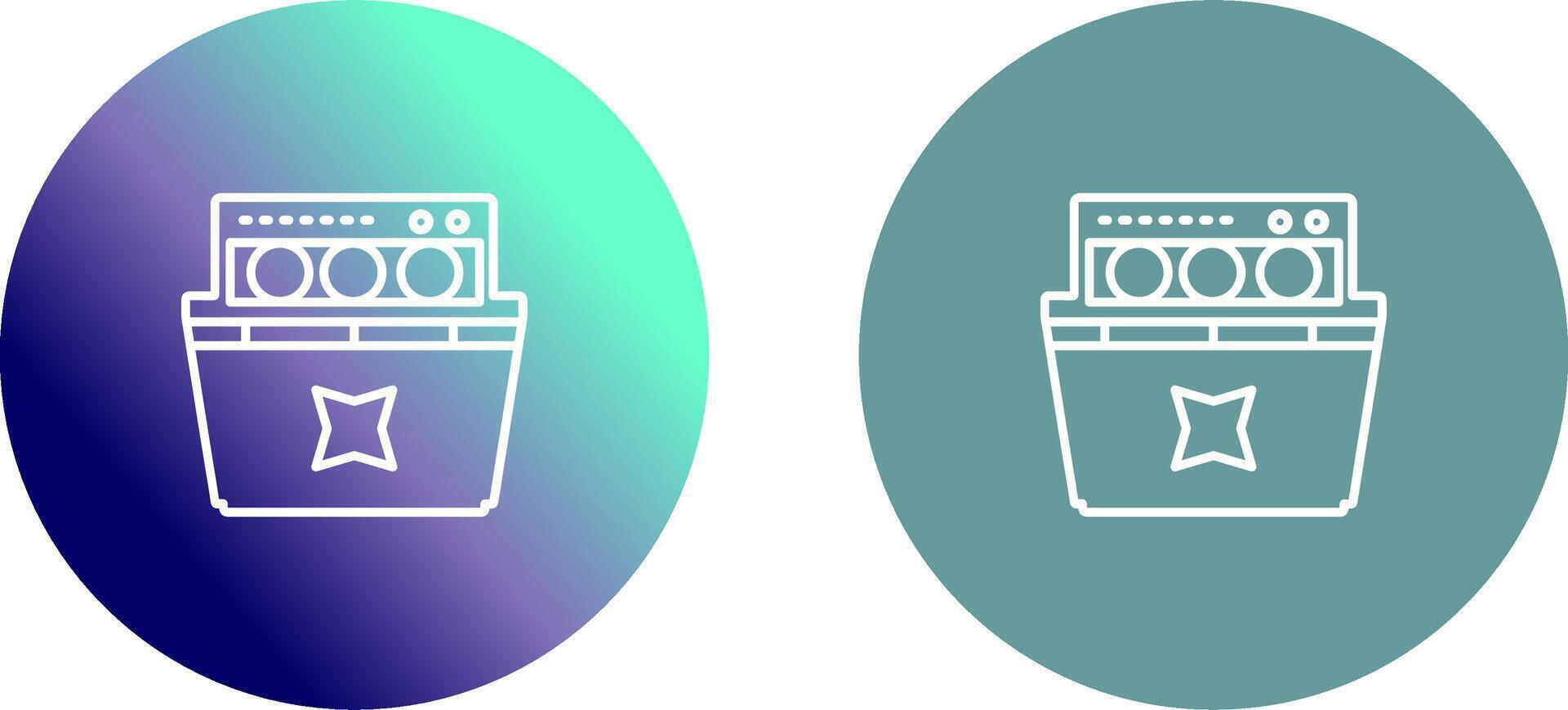 Lave-vaisselle icône conception vecteur