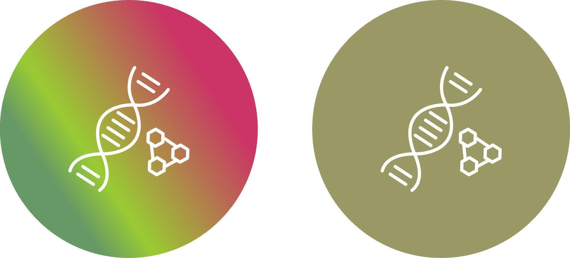 conception d'icône d'adn vecteur