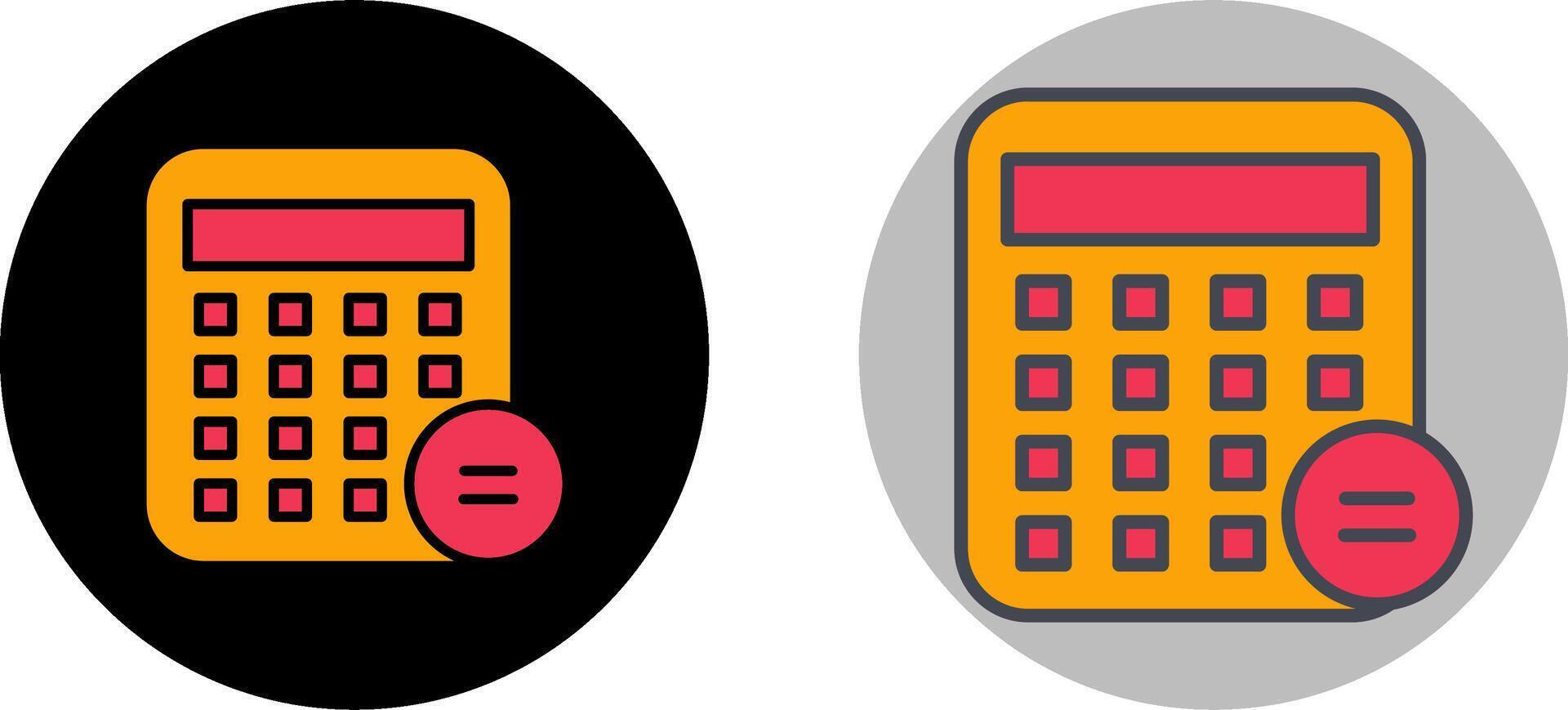 affaires calculatrice icône conception vecteur