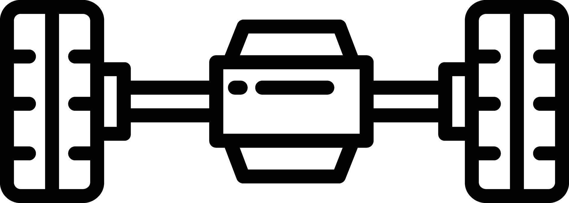 roue alignement contour illustration vecteur