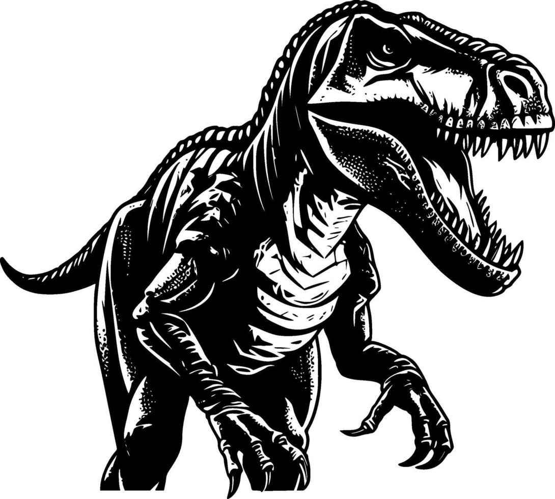 dinosaure - haute qualité logo - illustration idéal pour T-shirt graphique vecteur