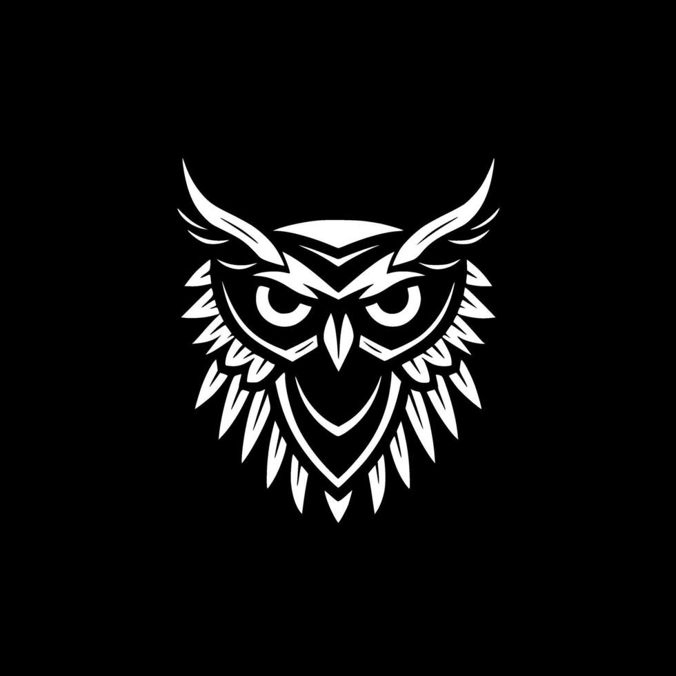 hibou - haute qualité logo - illustration idéal pour T-shirt graphique vecteur