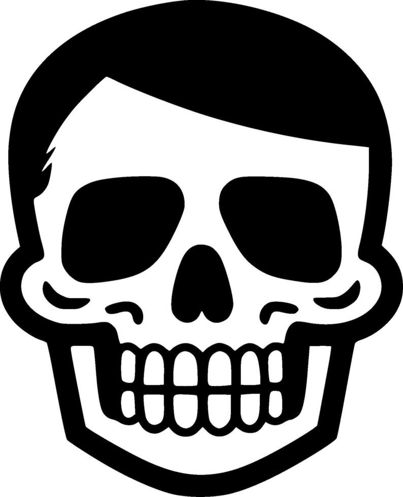 squelette - haute qualité logo - illustration idéal pour T-shirt graphique vecteur