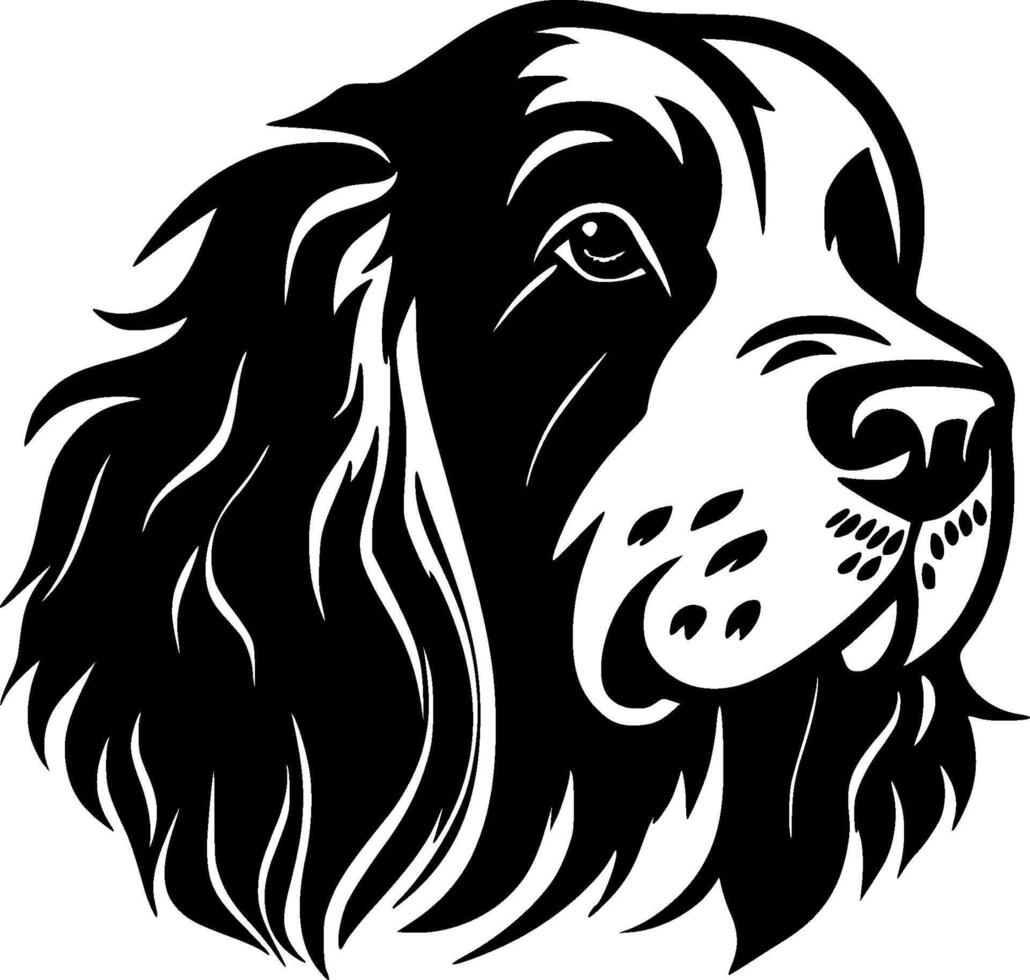 chien - minimaliste et plat logo - illustration vecteur