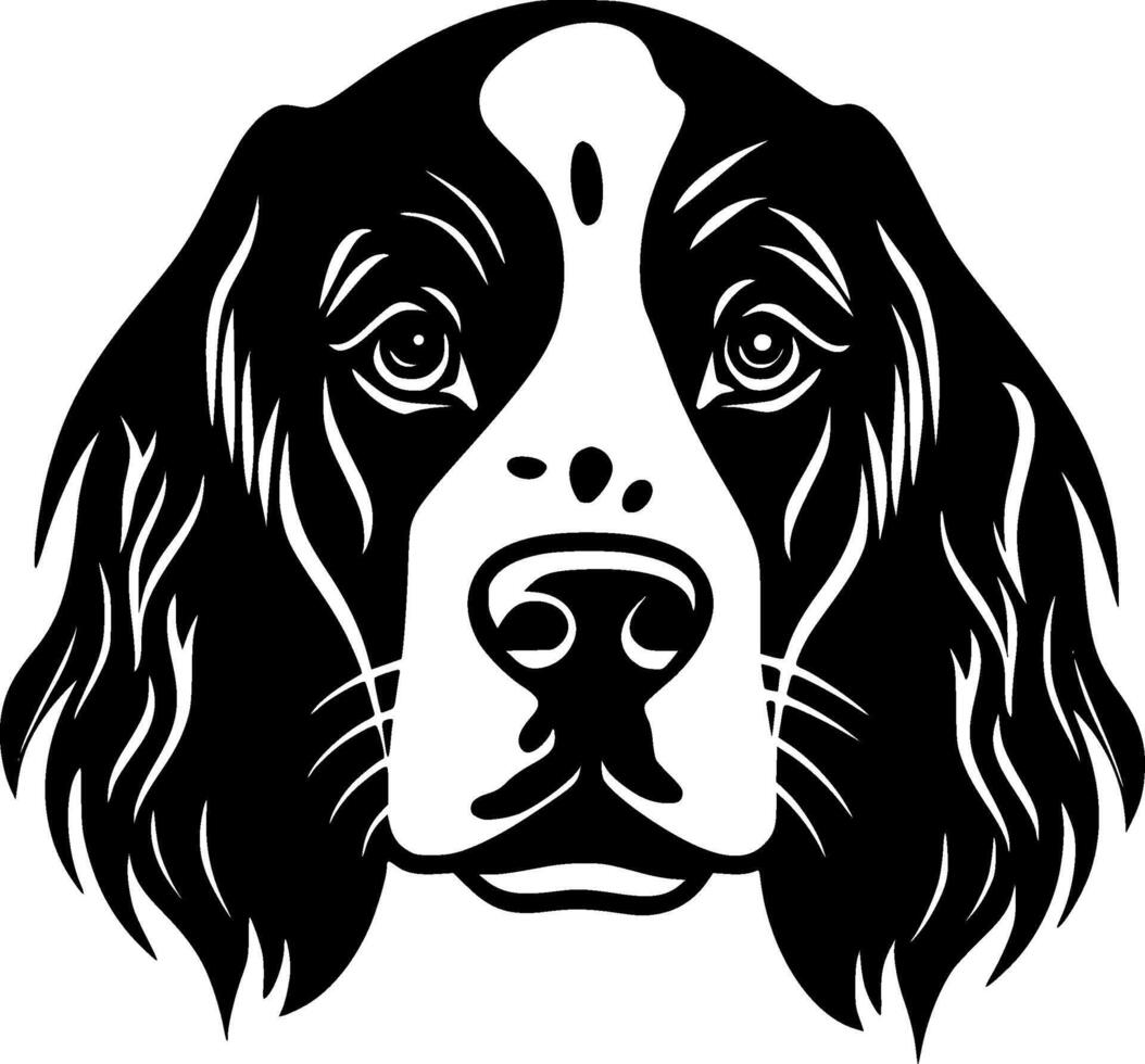 chien - minimaliste et plat logo - illustration vecteur