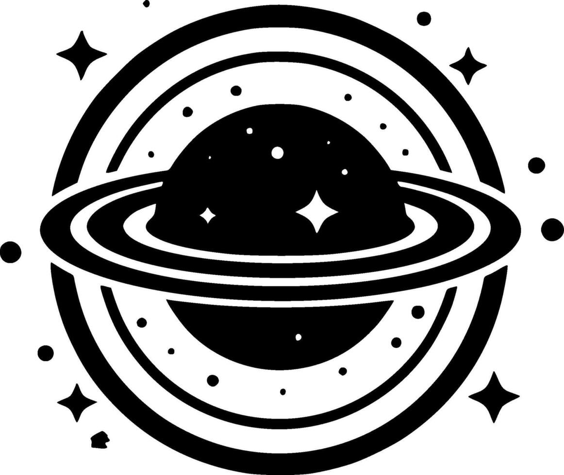 galaxie - haute qualité logo - illustration idéal pour T-shirt graphique vecteur