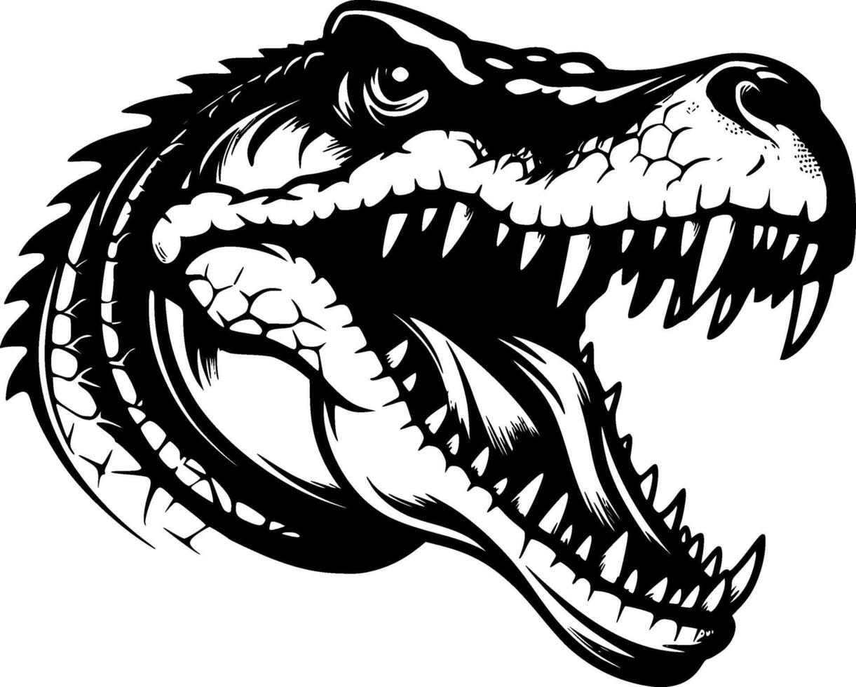 alligator - haute qualité logo - illustration idéal pour T-shirt graphique vecteur