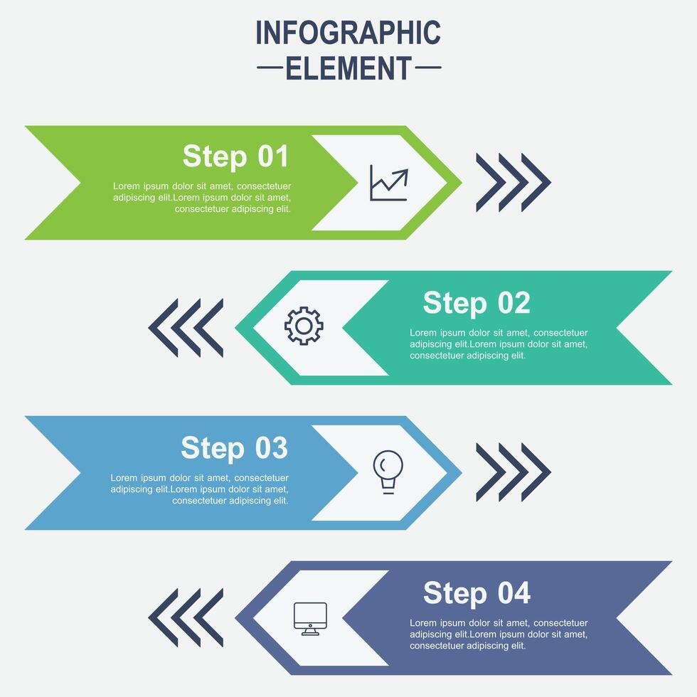 infographie éléments pour affaires illustration dans moderne style. vecteur