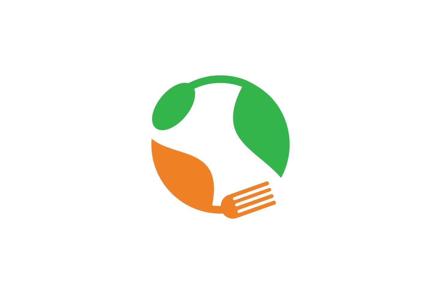 vecteur de conception de modèle de logo alimentaire, illustration de l'icône.
