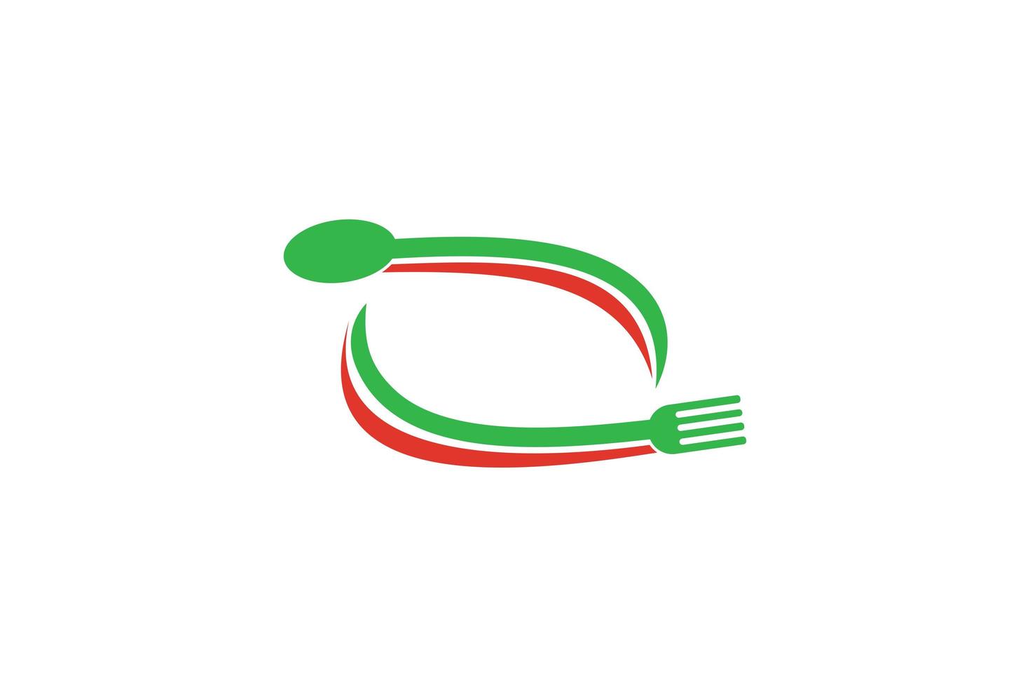 vecteur de conception de modèle de logo alimentaire, illustration de l'icône.