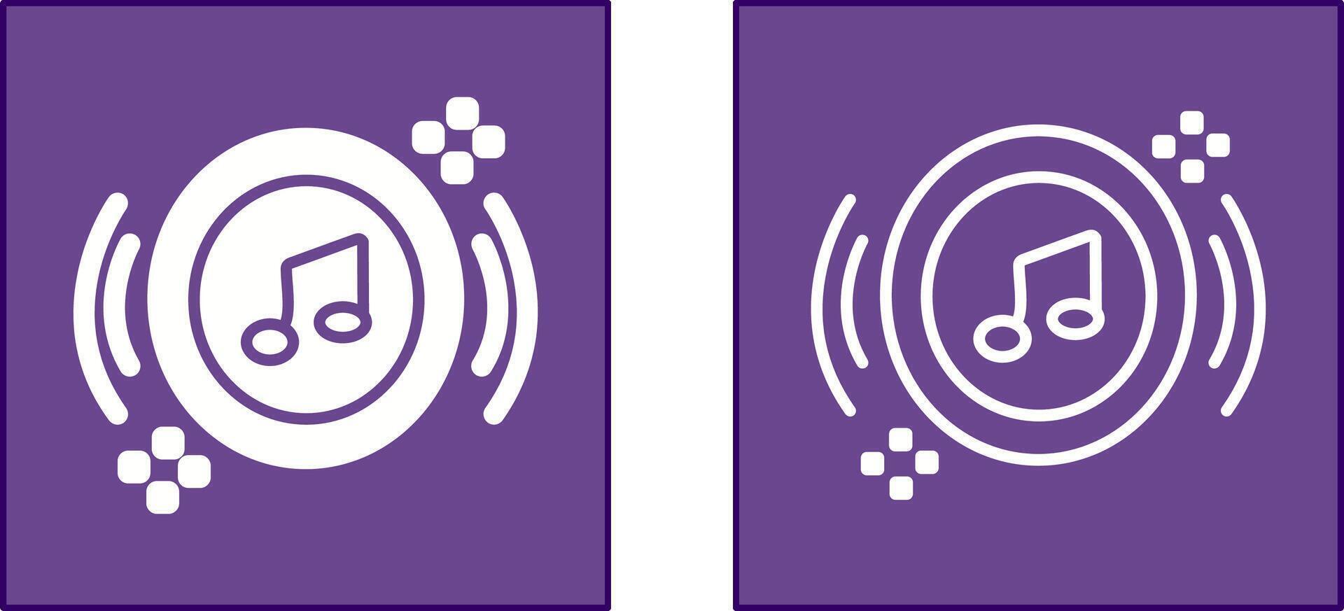 conception d'icône de musique vecteur