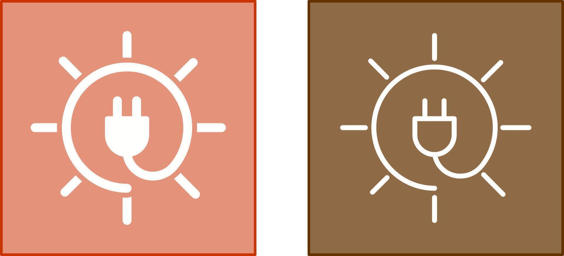 conception d'icône d'électricité vecteur